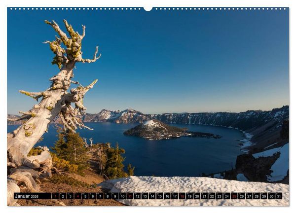 Produktbild: USA Kalender Deluxe (Wandkalender 2026 DIN A2 quer), CALVENDO Monatskalender