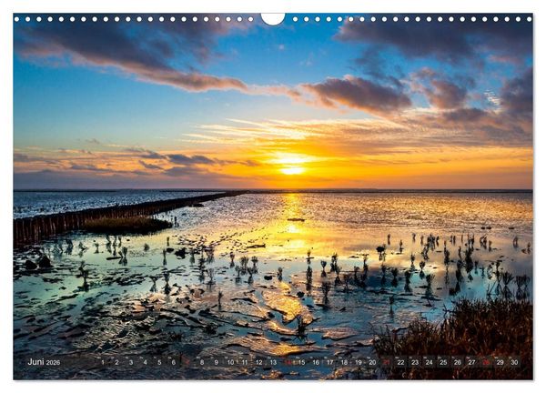 Produktbild: Farbspiele im Licht der Sonne (Wandkalender 2026 DIN A3 quer), CALVENDO Monatskalender