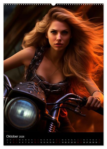 Produktbild: Riding Beauties (Wandkalender 2026 DIN A2 hoch), CALVENDO Monatskalender