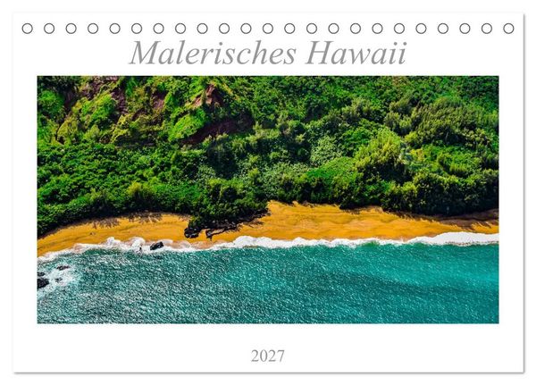 Produktbild: Malerisches Hawaii (Tischkalender 2027 DIN A5 quer), CALVENDO Monatskalender