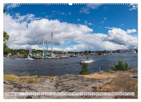 Produktbild: Stockholm an Mittsommer (Wandkalender 2026 DIN A2 quer), CALVENDO Monatskalender