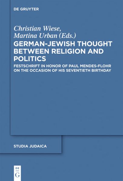Produktbild: German-Jewish Thought Between Religion and Politics