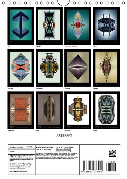 Produktbild: Artefakt (Wandkalender immerw&auml;hrend DIN A4 hoch)