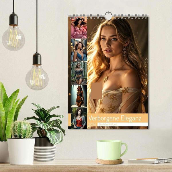 Produktbild: Verborgene Eleganz (Wandkalender 2026 DIN A4 hoch), CALVENDO Monatskalender