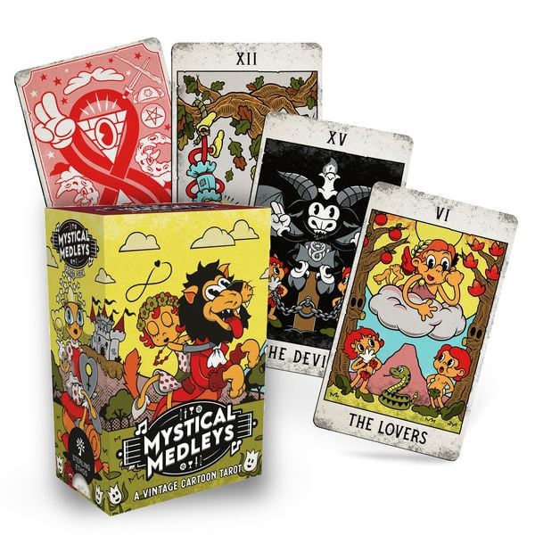 Produktbild: Mystical Medleys Vintage Cartoon Tarot Deck