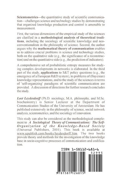 Produktbild: The Challenge of Scientometrics