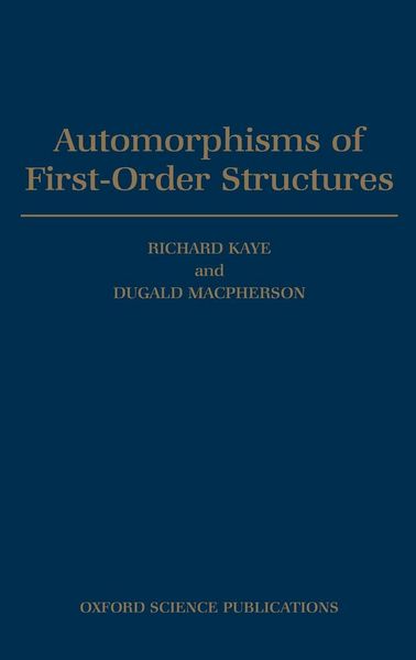 Produktbild: Automorphisms of First-Order Structures