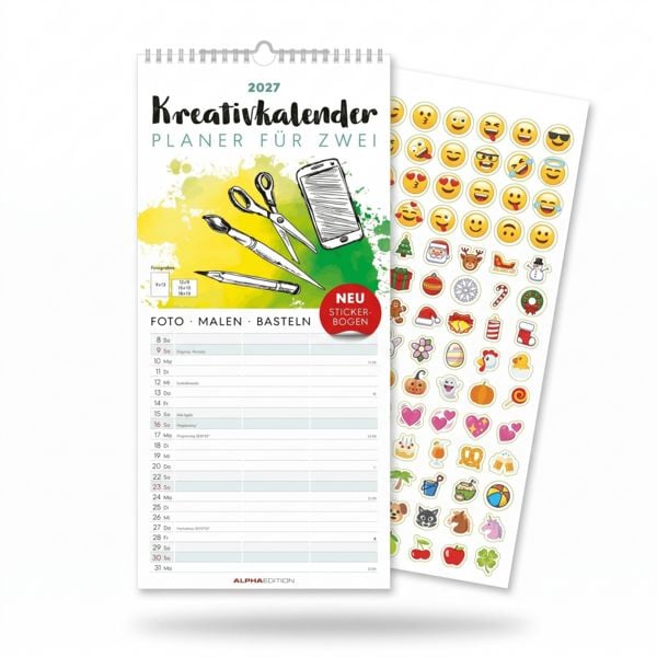 Produktbild: Kreativkalender Planer f&uuml;r 2 2027