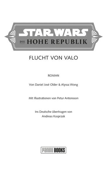 Produktbild: Star Wars Jugendroman: Die Hohe Republik - Flucht von Valo