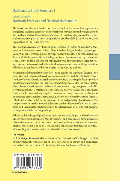 Produktbild: Stochastic Processes and Financial Mathematics