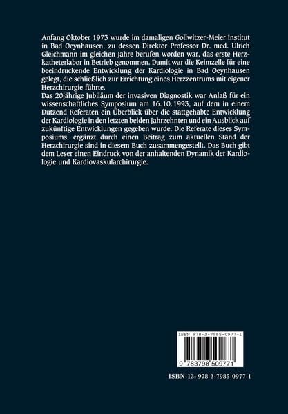 Produktbild: 20 Jahre Kardiologie 1973&ndash;1993