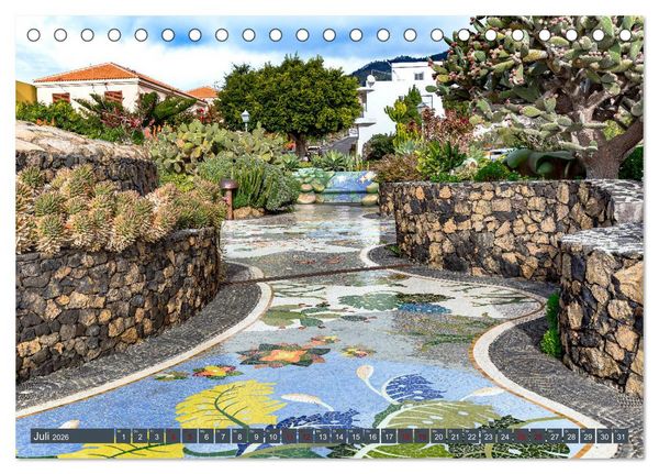 Produktbild: La Palma - Gr&uuml;ne Trauminsel im Atlantik (Tischkalender 2026 DIN A5 quer), CALVENDO Monatskalender