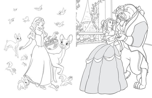 Produktbild: Disney Prinzessin Malspa&szlig; mit Glitzerfolien