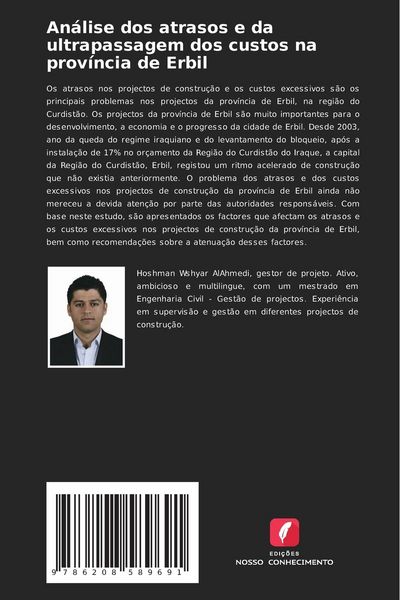Produktbild: An&aacute;lise dos atrasos e da ultrapassagem dos custos na prov&iacute;ncia de Erbil