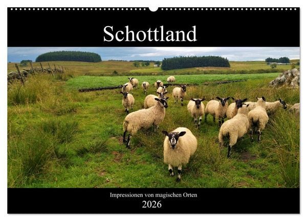 Produktbild: Schottland - Impressionen von magischen Orten (Wandkalender 2026 DIN A2 quer), CALVENDO Monatskalender