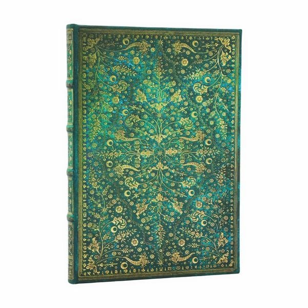 Produktbild: Emerald Flower (Nature's Grace) Midi Unlined Hardcover Journal (Elastic Band Closure)