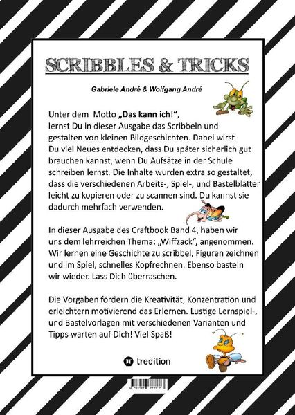 Craftbook - Basteln - Geschichten Scribbeln - Lernen - Malen - Spielen - Tricks & Tipps