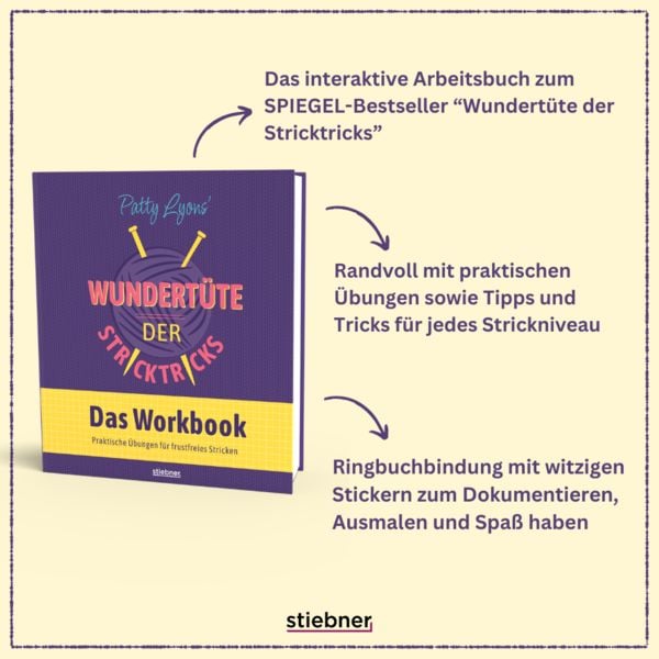 Produktbild: Patty Lyons&lsquo; Wundert&uuml;te der Stricktricks - Das Workbook