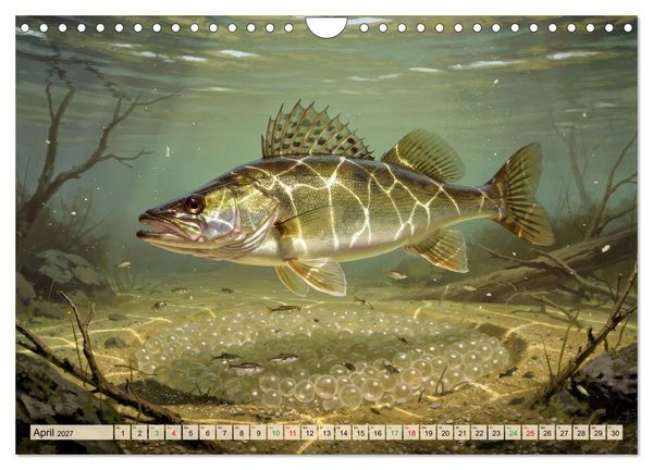 Produktbild: Talsperren - Zander (Wandkalender 2027 DIN A4 quer), CALVENDO Monatskalender