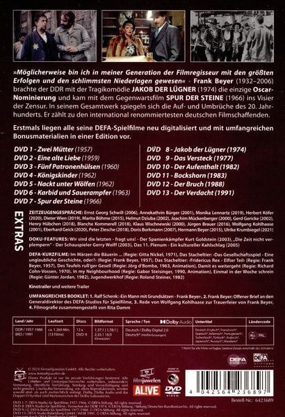 Produktbild: Frank Beyer - Alle DEFA-Spielfilme 1957-1991 (DEFA Filmjuwelen) [13 DVDs]