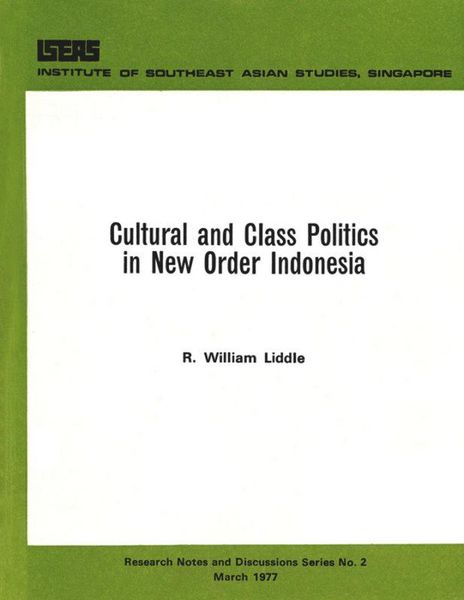 Produktbild: Cultural and Class Politics in New Order Indonesia