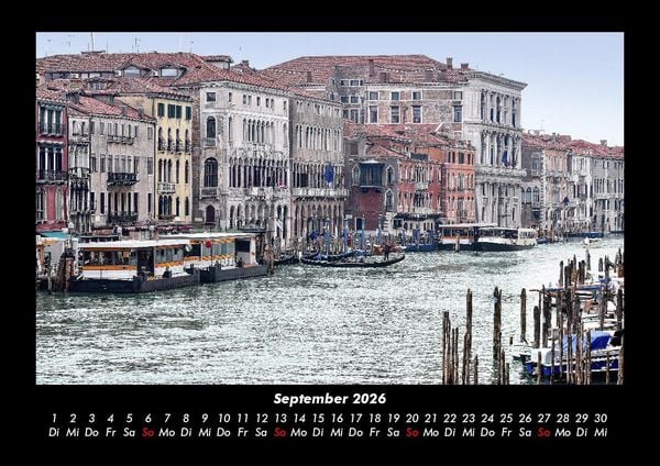 Produktbild: Venedig 2026 Fotokalender DIN A3