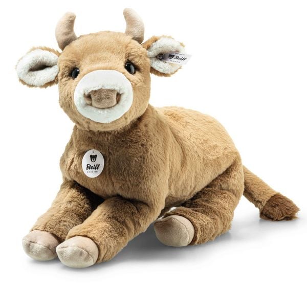 Produktbild: Steiff 069857 - Resi Kalb, liegend, braun, Pl&uuml;sch, 32 cm
