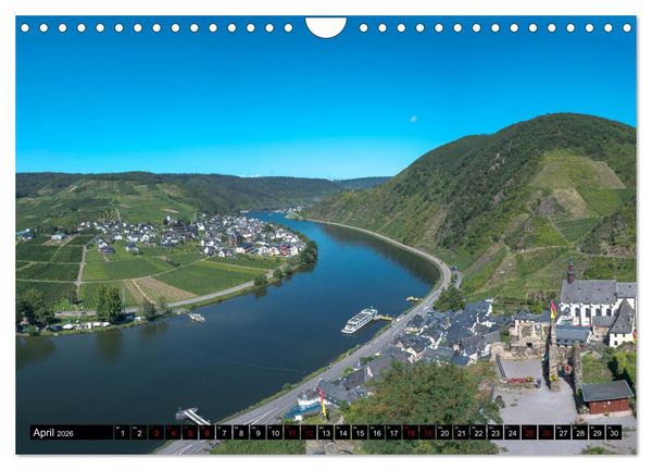 Produktbild: Die Mosel zwischen Bremm und Koblenz (Wandkalender 2026 DIN A4 quer), CALVENDO Monatskalender