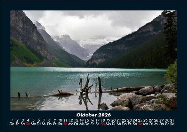 Produktbild: Landschaftskalender 2026 Fotokalender DIN A5