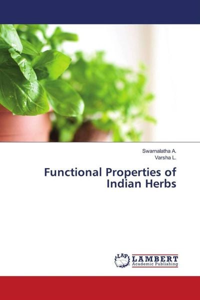 Produktbild: Functional Properties of Indian Herbs
