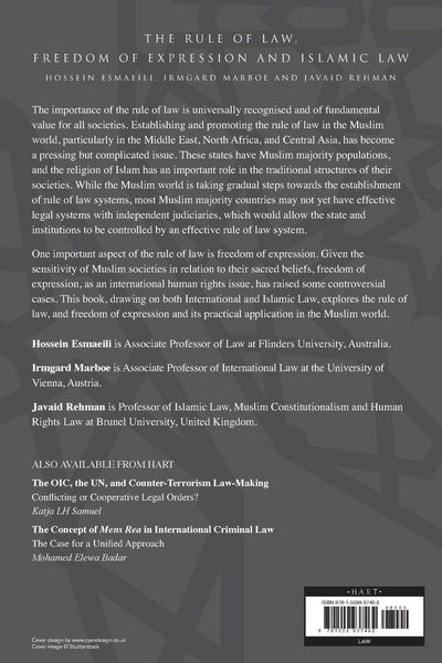 Produktbild: The Rule of Law, Freedom of Expression and Islamic Law