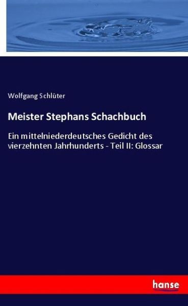 Produktbild: Meister Stephans Schachbuch