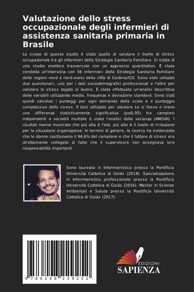 Produktbild: Valutazione dello stress occupazionale degli infermieri di assistenza sanitaria primaria in Brasile
