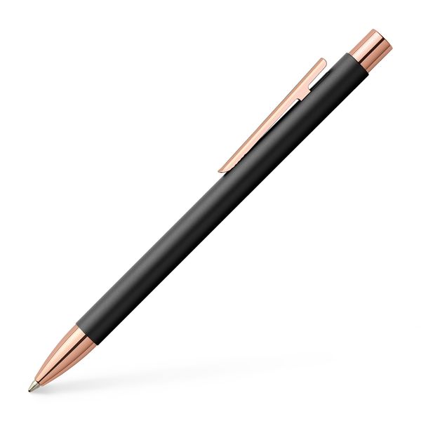 Produktbild: Faber-Castell Kugelschreiber NEO Slim Schwarz, rosegoldfarben