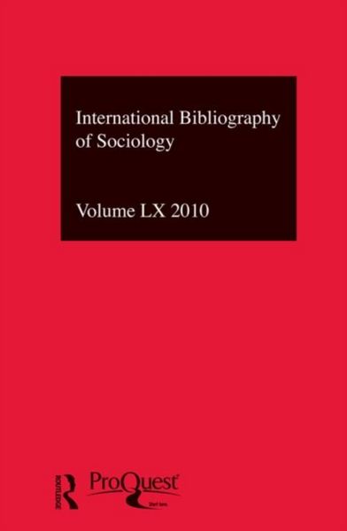 Produktbild: Ibss: Sociology: 2010 Vol.60: International Bibliography of the Social Sciences