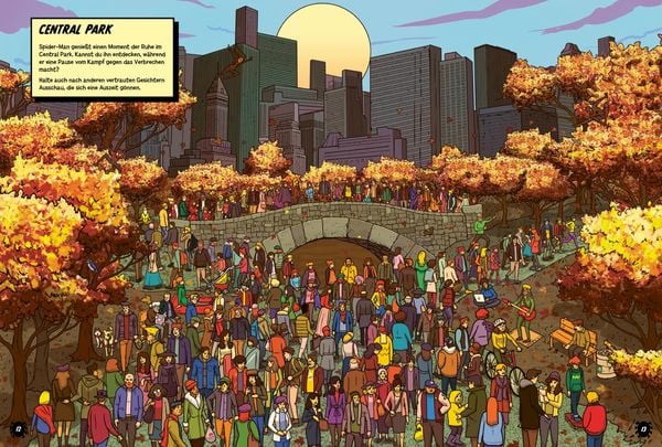 Produktbild: Marvel: Wo ist Spider-Man? Das gro&szlig;e Wimmelbuch