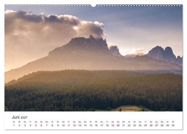 Produktbild: S&uuml;dtirol - Das n&ouml;rdliche Italien. (Wandkalender 2027 DIN A2 quer), CALVENDO Monatskalender