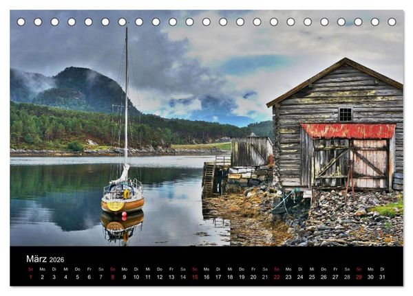 Produktbild: Atemberaubendes Norwegen (Tischkalender 2026 DIN A5 quer), CALVENDO Monatskalender