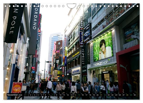 Produktbild: Seoul - Metropole zwischen Tradition und Moderne (Wandkalender 2026 DIN A4 quer), CALVENDO Monatskalender