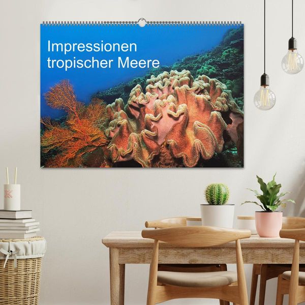Produktbild: Impressionen tropischer Meere (Wandkalender 2026 DIN A2 quer), CALVENDO Monatskalender