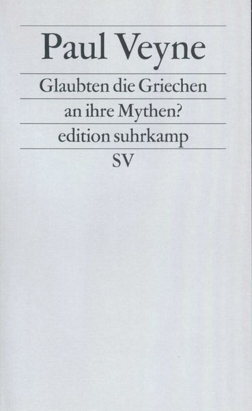 Produktbild: Glaubten die Griechen an ihre Mythen?