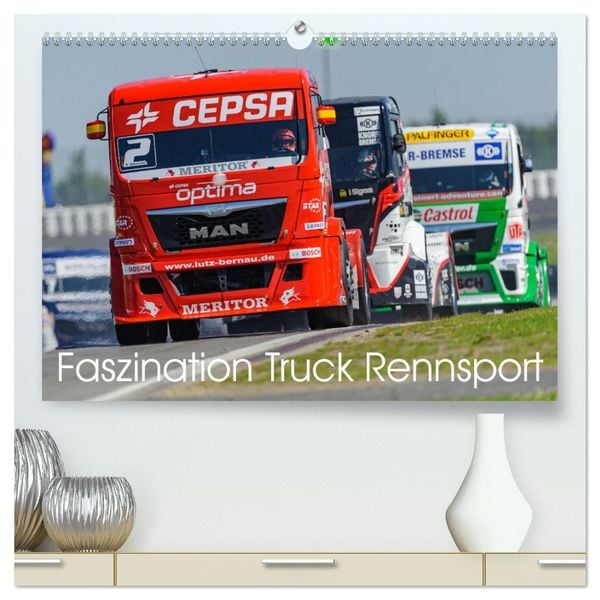 Produktbild: Faszination Truck Rennsport (hochwertiger Premium Wandkalender 2026 DIN A2 quer), Kunstdruck in Hochglanz