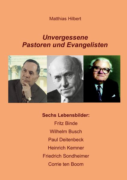 Produktbild: Unvergessene Pastoren und Evangelisten