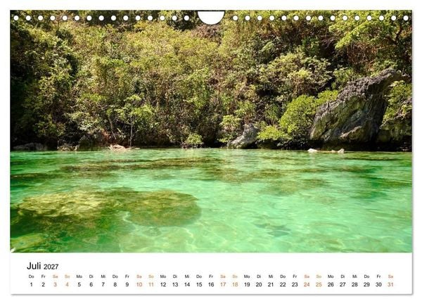 Produktbild: S&uuml;dostasien - Thailand, Philippinen, Bali (Wandkalender 2027 DIN A4 quer), CALVENDO Monatskalender
