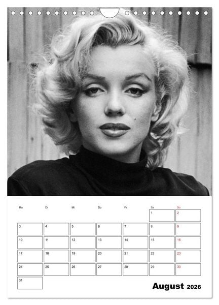 Produktbild: Marilyn Monroe. Weltstar und Sexsymbol (Wandkalender 2026 DIN A4 hoch), CALVENDO Monatskalender