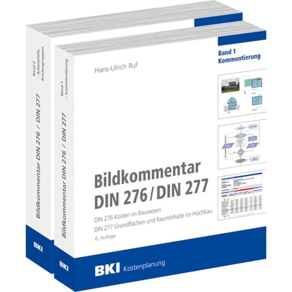 BKI Bildkommentar DIN 276/277, Taschenbuch von , RM Rudolf Müller Medien GmbH & Co. KG, 978-3-481-04286-8