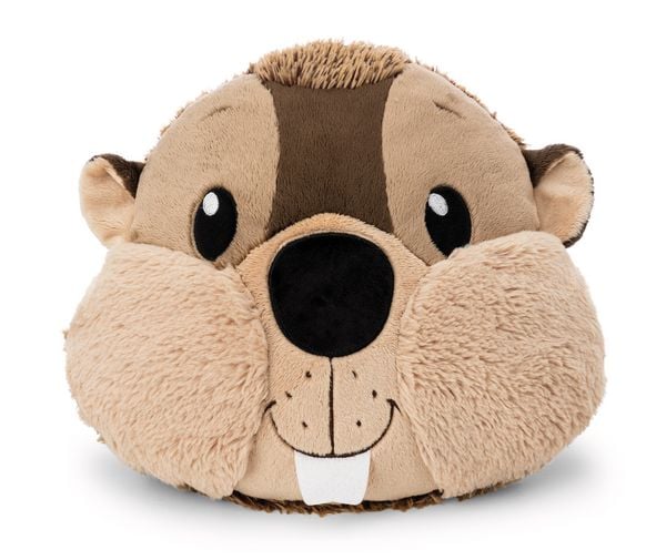 Produktbild: Kissen Biber Harry Woodsnacker fig&uuml;rlich 32x27cm