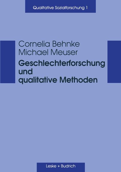 Produktbild: Geschlechterforschung und qualitative Methoden