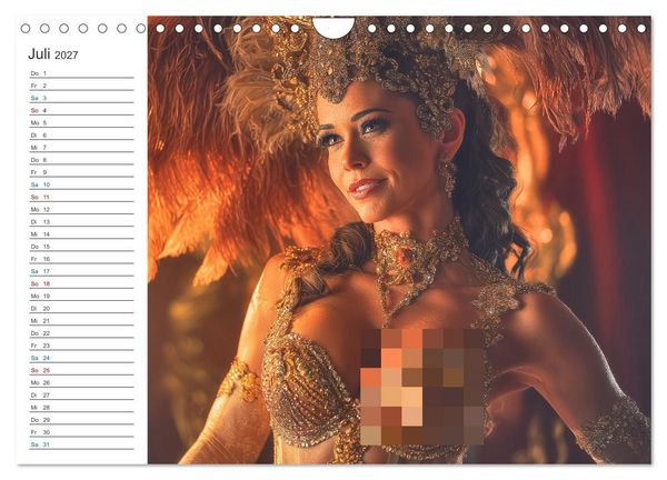 Produktbild: Burlesque Glamour (Wandkalender 2027 DIN A4 quer), CALVENDO Monatskalender