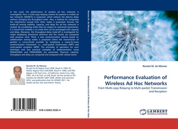 Produktbild: Performance Evaluation of Wireless Ad Hoc Networks